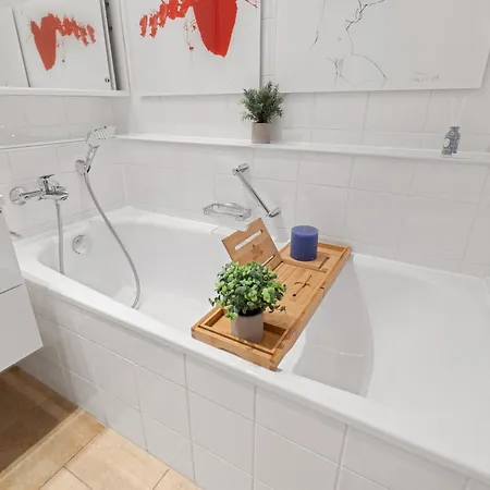 Apartment Luxury Penthouse For 8 - Center - Parking - Therme 8 Min - Airport 15 Min
